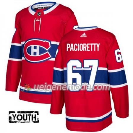 Kinder Eishockey Montreal Canadiens Trikot Max Pacioretty 67 Adidas 2017-2018 Rot Authentic